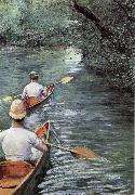 Gustave Caillebotte Canoeing on the Yerres Germany oil painting artist